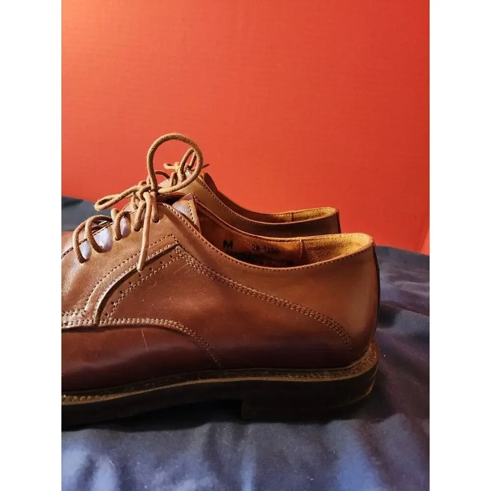 Johnston & Murphy Passport Mens Oxfords Size 9 M Brown Leather 20-1350 Shoes